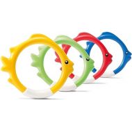 Intex 55504 Water Sports 4Piece Underwater Diving Fun Rings, One Size, Multi