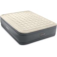 Intex PremAire II Luxury Air Mattress: Built-in Electric Pump - Firmness Control Button - Queen Size - 18in Elevated Bed Height - 600lb Weight Capacity