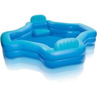 Intex Inflatable 2-Seat Swim Center Family Lounge Pool