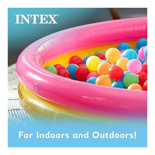 인텍스 Intex Kiddie Pool - Kid's Summer Sunset Glow Design - 58