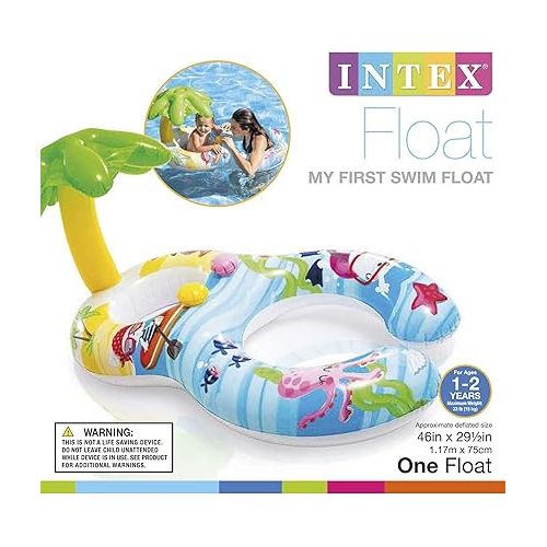 인텍스 Intex My First Swim Float, Inflatable Baby Float, for Ages 1-2