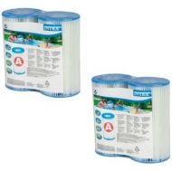 Intex N/AA Type A Filter Cartridge for Pools, Twin (4 Pack), 2