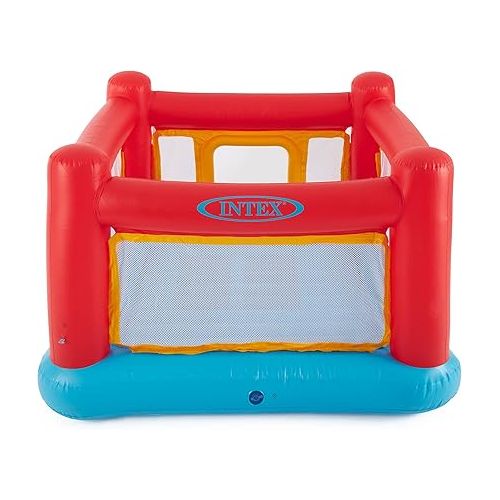 인텍스 Intex Inflatable Jump-O-Lene Indoor Outdoor Kids Bounce Castle House with Air Pump