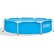 INTEX 28205EH Metal Frame Above Ground Swimming Pool: 8ft x 20in - Puncture-Resistant Material - Easy Assemble - Rust Resistant - 483 Gallon Capacity