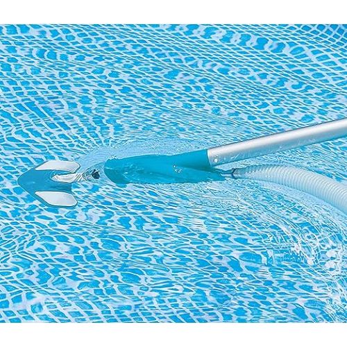 인텍스 Intex 28003E Deluxe Above Ground Pool Maintenance Kit for Minimum 800 GPH Flow Rates with Vacuum, 110