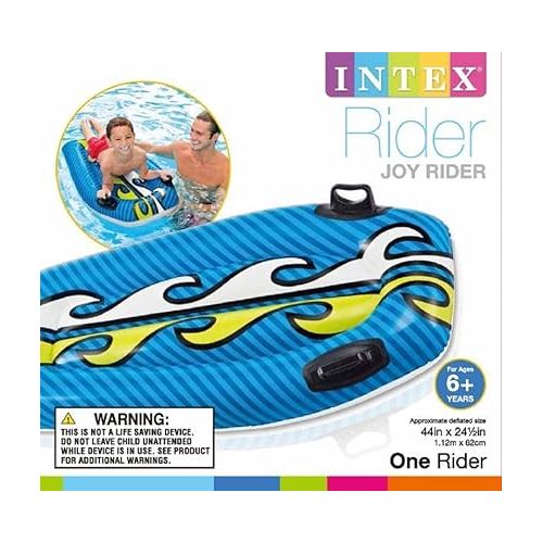 인텍스 Intex Joy Rider Pool Float (Colors May Vary)