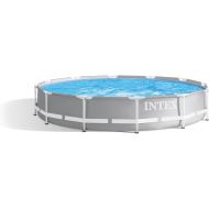 INTEX 26710EH Prism Frame Premium above Ground Swimming Pool: 12ft x 30in - SuperTough Puncture Resistant - Rust Resistant - Easy Assemble - 1718 Gallon Capacity - Pool Only