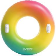 Intex Color Whirl Swimming Pool Float Tube with Handle 48 inch