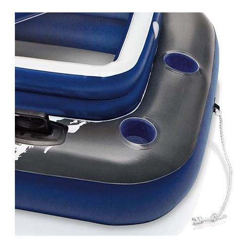 인텍스 Intex Blue/White Plastic Inflatable Floating Ice Chest