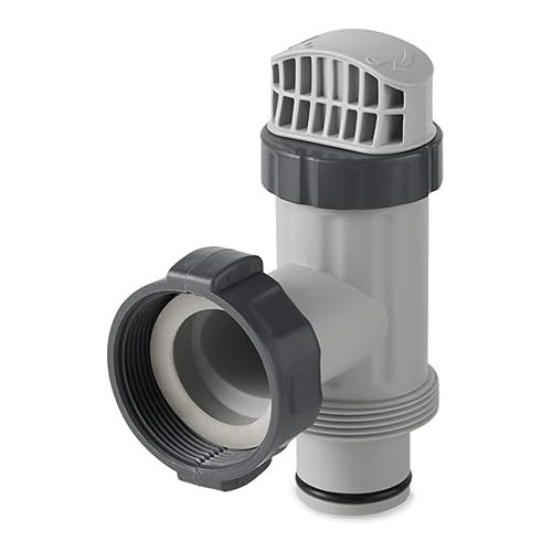 인텍스 Intex 26005E Above Ground Swimming Pool Inlet Air Water Jet Part Kit with Plunger Valve, Strainer Connector, Jet Nozzle, Strainer Grid & More