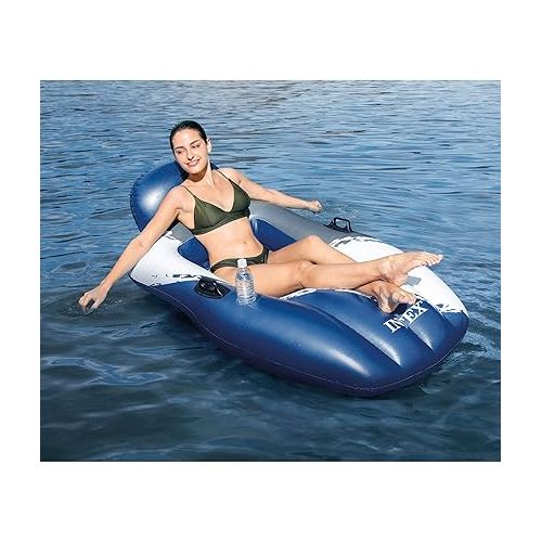 인텍스 Intex Floating Mesh Lounge, Sport Float, 64in x 41in