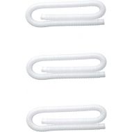 Intex 1.25 Inch Diameter Accessory Pool Pump Replacement Hose 59In Long (3 Pack)