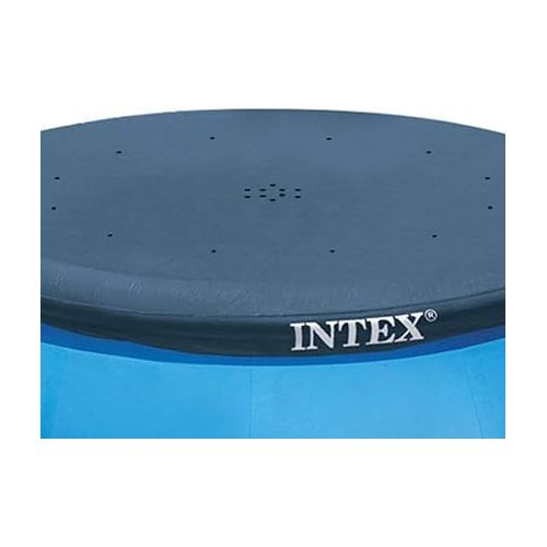 인텍스 Intex 10' Easy Set Pool Round Debris Cover + Type H Filter Cartridges (6 Pack)