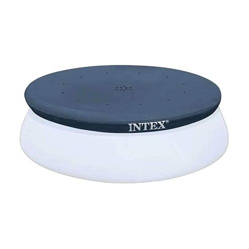 인텍스 Intex 10' Easy Set Pool Round Debris Cover + Type H Filter Cartridges (6 Pack)