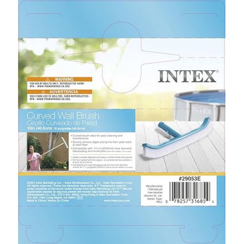 인텍스 Intex Curved Wall Brush for Pools