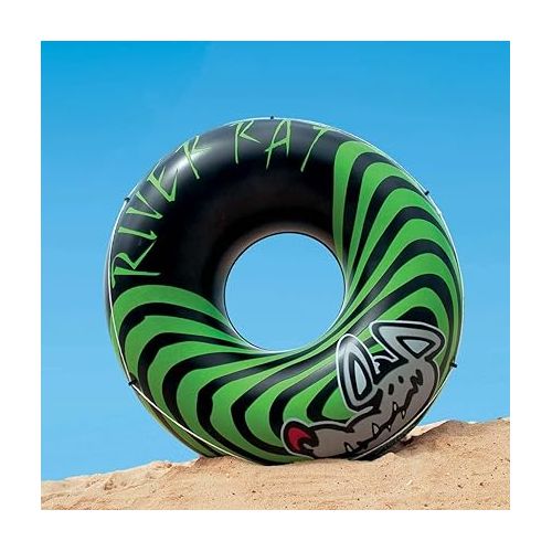 인텍스 2-Pack Intex River Rat 48-Inch Inflatable Tubes for Lake/Pool/River | 2 x 68209E