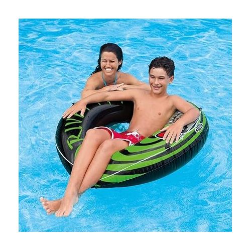 인텍스 2-Pack Intex River Rat 48-Inch Inflatable Tubes for Lake/Pool/River | 2 x 68209E