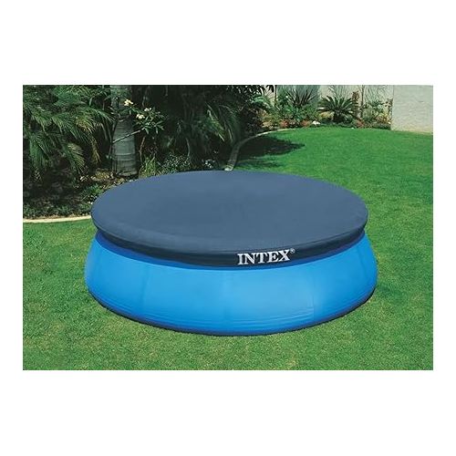 인텍스 Intex 8' Above Ground Pool Vinyl Cover Tarp & Type H Easy Set Filter (6 Pack)