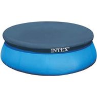 Intex 15 Foot Easy Set Cover Swimming Pool Debris Vinyl Round Cover Tarp, 2 Pack