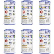 (Pack of 6) Intex 29000E/59900E Easy Set Pool Replacement Type A or C Filter Cartridge