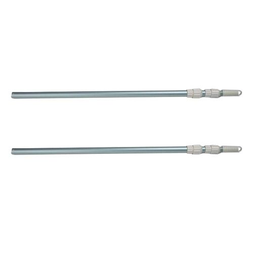 인텍스 Intex 110 Telescoping Swimming Pool Cleaning Maintenance Pole Shaft (2 Pack)