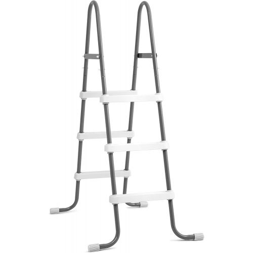 인텍스 Intex Steel Frame Above Ground Swimming Pool Ladder for 42 Wall Height Pools