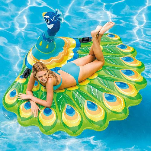 인텍스 Intex Peacock Inflatable Island, 76 X 64 X 37, for Ages 6+