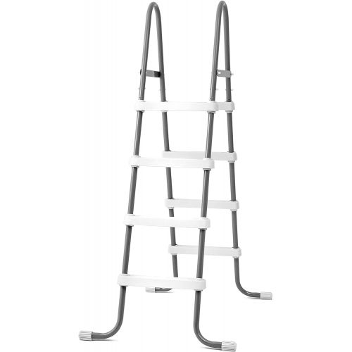 인텍스 Intex 28066E Steel Frame Swimming Pool Ladder 48 Inch Wall Height Pools