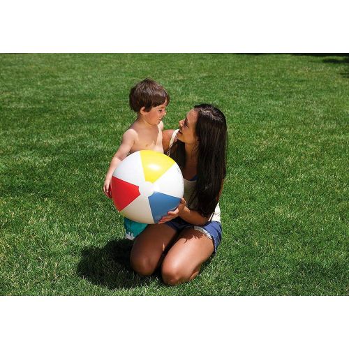 인텍스 Intex Beach Ball Inflatable Pool, 20 Large Glossy Panel (4 Pack)