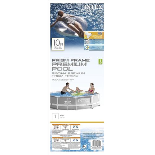 인텍스 Intex 10 Feet x 30 Inches Prism Frame Above-Ground Swimming Pool