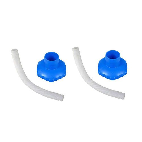 인텍스 Intex 25016 Above Ground Pool Skimmer Hose & Adapter B Replacement Parts, 2 Pack