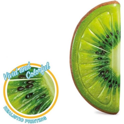 인텍스 Intex Kiwi Slice Inflatable Mat with Realistic Printing, 70 X 33.5