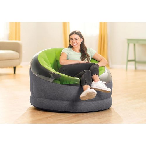 인텍스 Intex Empire Inflatable Chair, 44 X 43 X 27, Green
