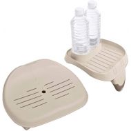Intex Seat for Inflatable PureSpa Hot Tub + PureSpa Cup Holder & Tray Accessory
