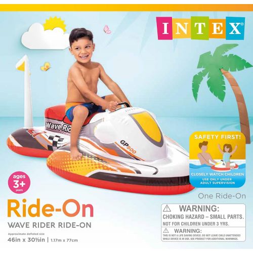 인텍스 Intex Wave Rider Ride-On, 46 X 30.5, for Ages 3+