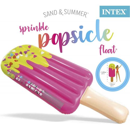 인텍스 Intex Popsicle Float Air Mat, Multi Colour, 191 x 76cm