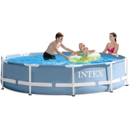 인텍스 Intex 10ft X 30in Prism Frame Pool Set with Filter Pump