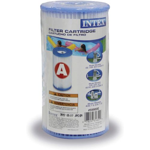 인텍스 Intex Filter Cartridge Type A (59900E) - Replacement Type A and C For Easy Set Pool Filters - 12 Pack