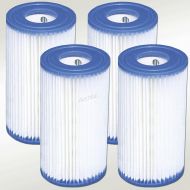 Intex Type A Easy Set Above Ground Pool Replacment Filter Cartridge (4 Pack)