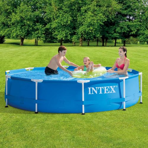 인텍스 Intex Metal Frame Pool Set, 10-Feet x 30-Inch