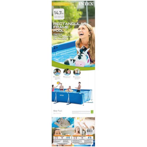 인텍스 Intex 12 Foot x 30 Inches Durable Prism Steel Frame Above Ground Swimming Pool