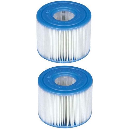 인텍스 Intex B01HMXBDGM PureSpa Type S1 Easy Set Pool Cartridges (4 Filters) | 29001E, 4 Pack, Blue