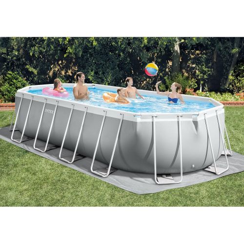 인텍스 Intex - 20 Foot Prism Frame Oval Pool Set