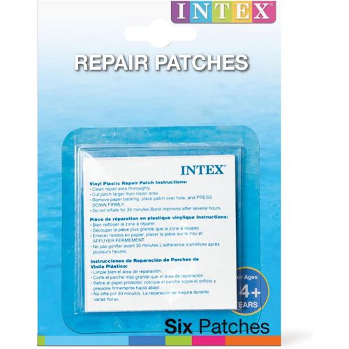 인텍스 Intex Wet Vinyl Plastic Repair Patch. 6 Count