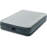 Intex Comfort Plush Mid Rise Dura-Beam Airbed with Built-in Electric Pump, Bed Height 13, Full