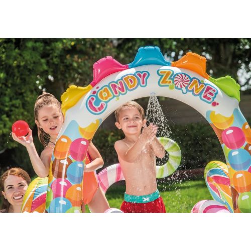 인텍스 Intex Candy Zone Inflatable Play Center, 116 X 75 X 51, for Ages 2+