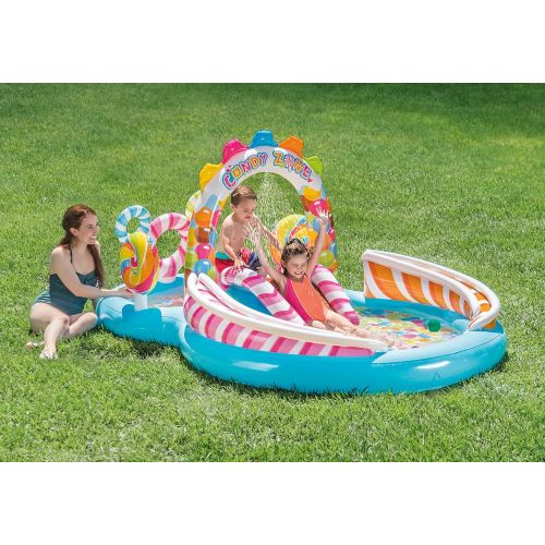 인텍스 Intex Candy Zone Inflatable Play Center, 116 X 75 X 51, for Ages 2+