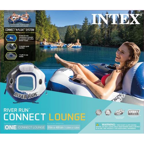 인텍스 Intex River Run Connect Lounge