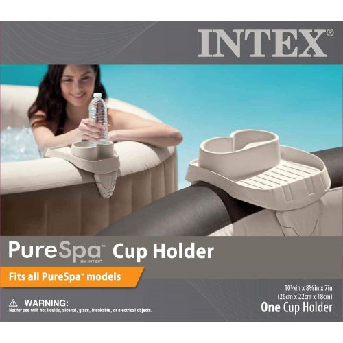 인텍스 Intex PureSpa Attachable Cup Holder and Refreshment Tray Accessory (2 Pack)
