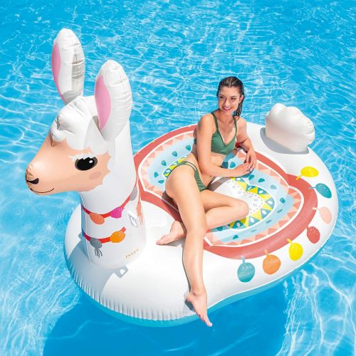 인텍스 Intex Mega Llama Inflatable Island, 79in x 58in x 68in